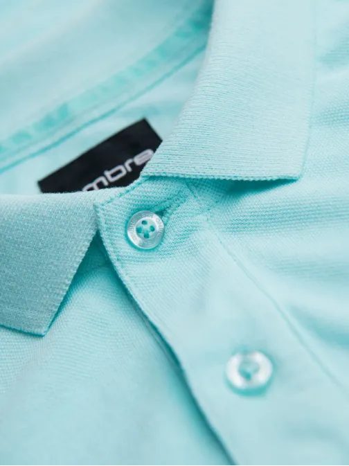 Alkalmi kék férfi pólóing V2 POSS-0103