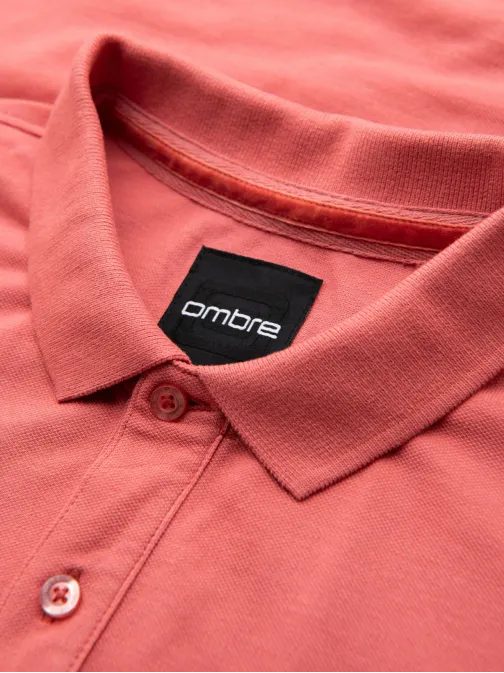 Alkalmi korall férfi póló póló V POSS-0103