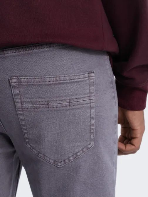 Elegáns sötét szürke farmer nadrág   V5 PADP-0148