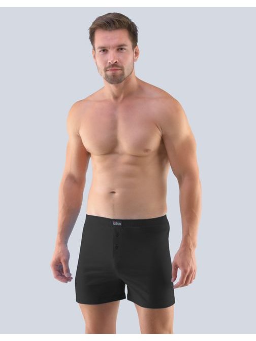 Fekete boxeralsó hosszú szárú Bamboo Pure Line