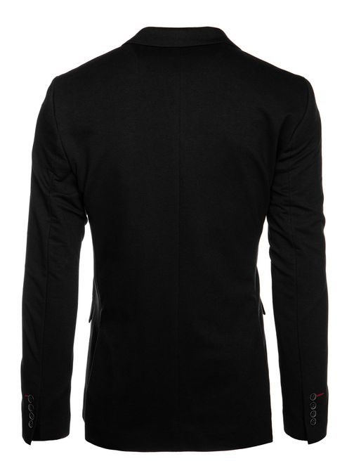 Egysoros divatos férfi zakó fekete színben