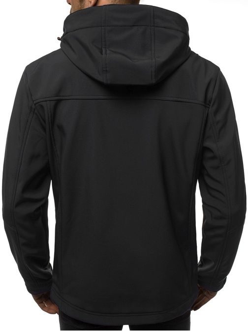 Trendi fekete softshell dzseki N/5427