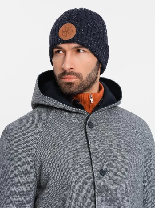 Szürke hosszú kabát kapucnival V1 COWC-0122