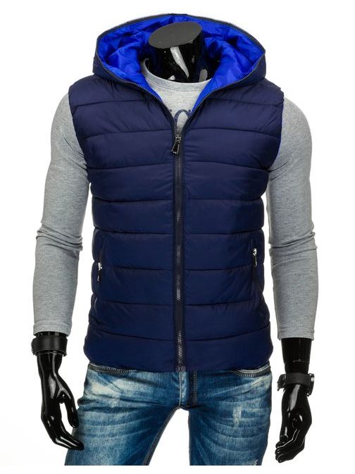 Sportos kék mellény