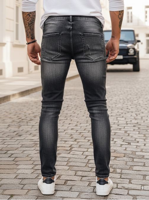 Stílusos szürke farmer nadrág