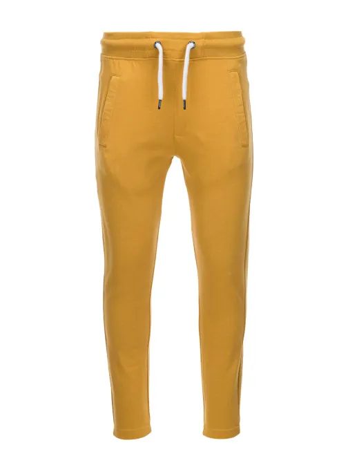 Kényelmes mustár színű melegítő nadrág  P946