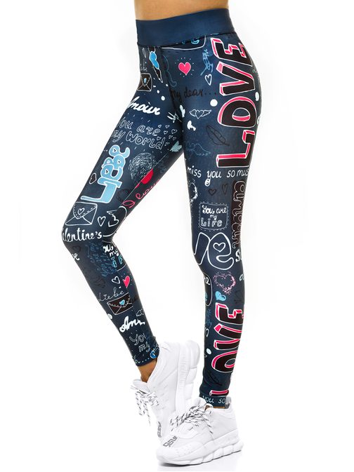 Eredeti indigó színű női leggings O/20755