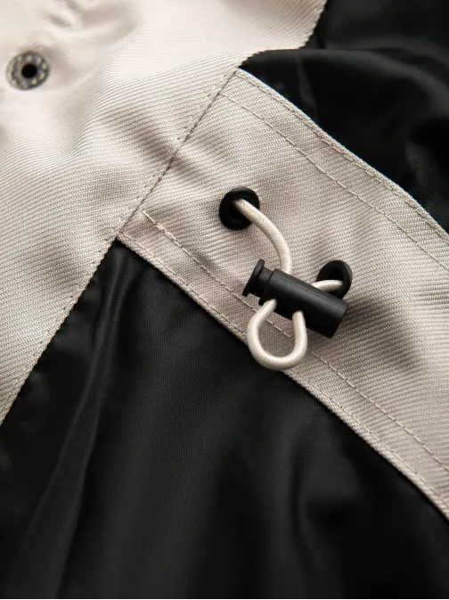 Téli bézs színű parka kabát V5 JALP-0182