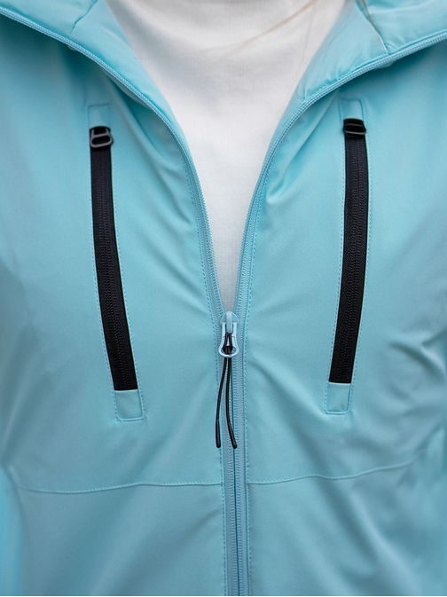 Kellemes világos égszínkék női téli kabát JS/HH012/41Z