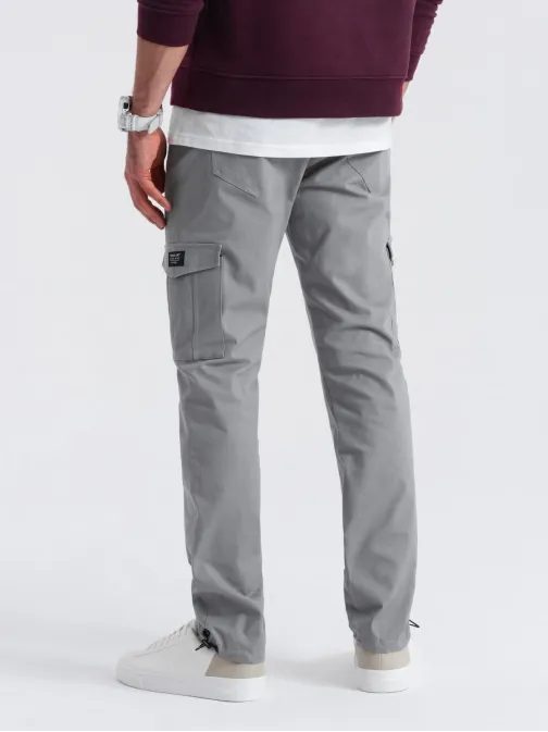 Szürke, modern férfi cargo nadrág V4 PACG-0189