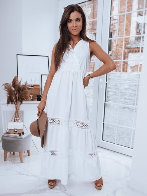 Érdekes fehér színű ruha Derra