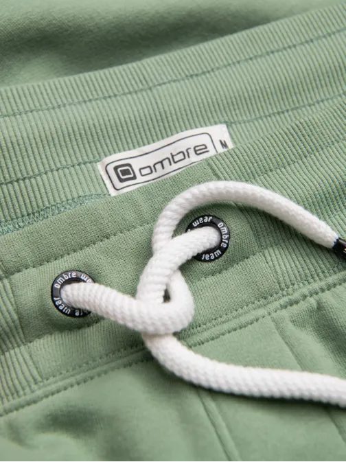 Érdekes zöld melegítő nadrág V3 PABS-0206