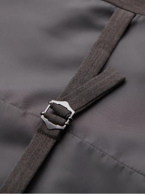 Elegáns férfi grafit mellény V2 BLZV-0143