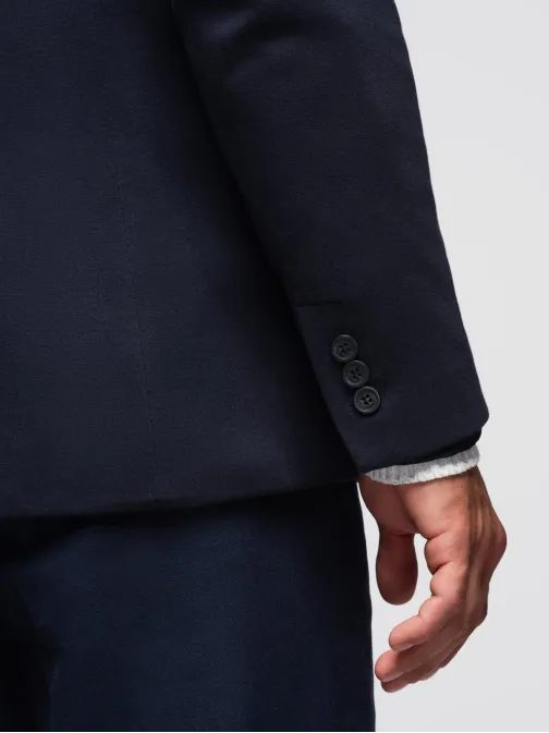 Divatos tengerészkék férfi blézer V3 BLZB-0100