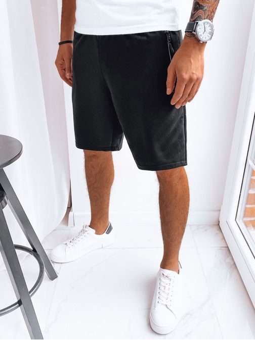 Egyedi fekete bermuda