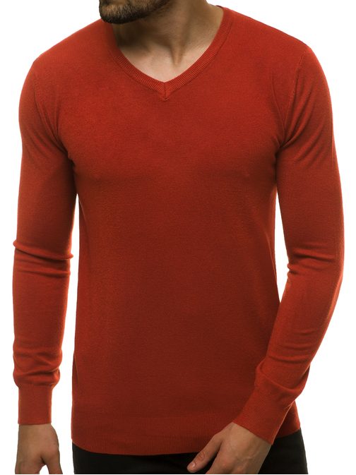 Egyszerű karamell színű pulóver TMK/YY03/10