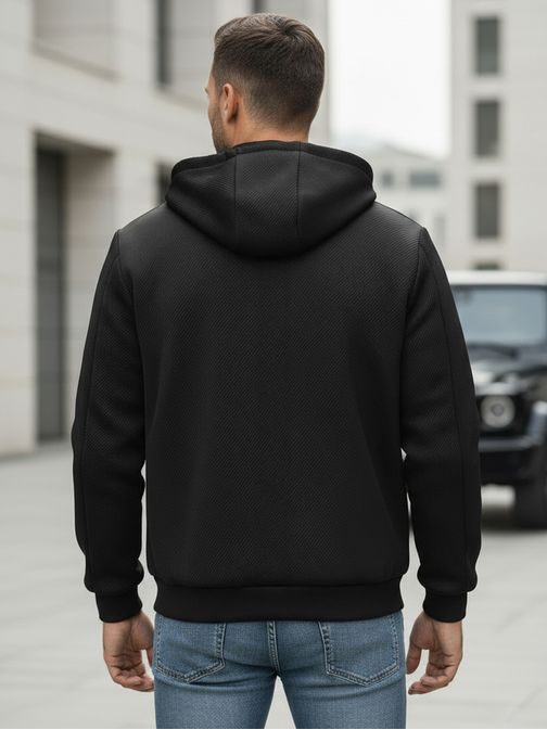 Időtlen fekete férfi dzseki