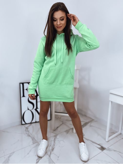 Női halvány zöld hosszú pulcsi Timmy