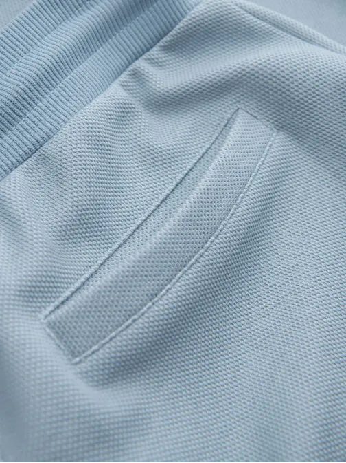 Trendi halvány kék kötött melegítő nadrág  V4 PASK-0211