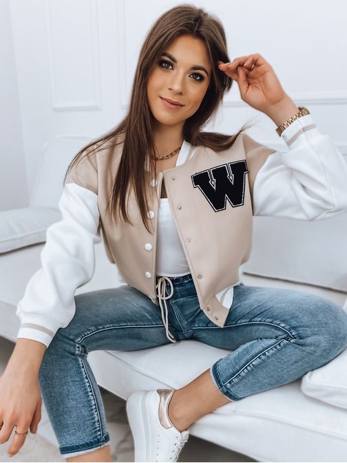 Bézs női baseball kabát American