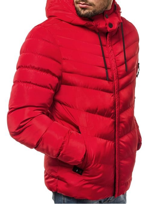 Egyedi piros téli dzseki OZONEE N/5302