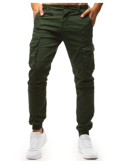 Zöld zsebes jogger nadrág