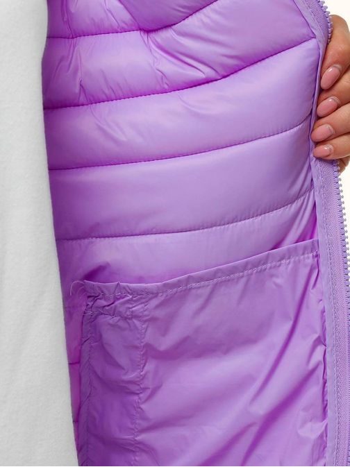 Divatos lila női kabát JS/M23036/37