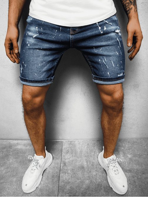 Sötét kék rövid farmer nadrág DP/725/3