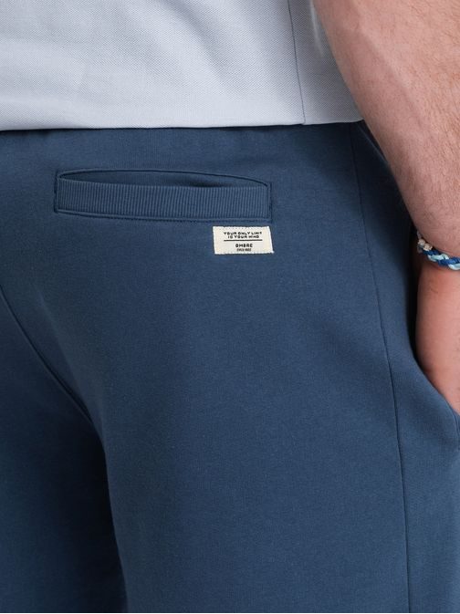 Sötét kék melegítő bermuda V4 SRSK-0139