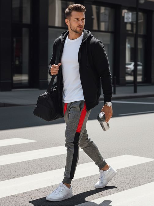 Szürke férfi alkalmi melegítőnadrág