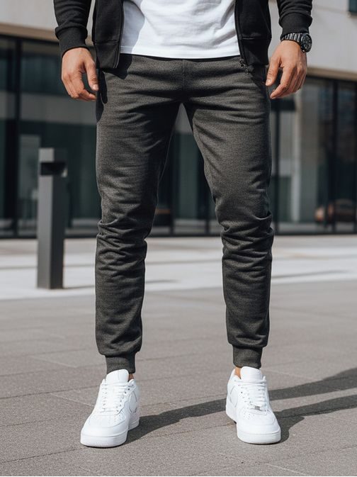 Modern férfi melegítőnadrág szürke színben