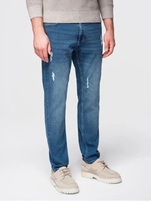 Vonzó sötétkék férfi farmer V2 PADP-0255