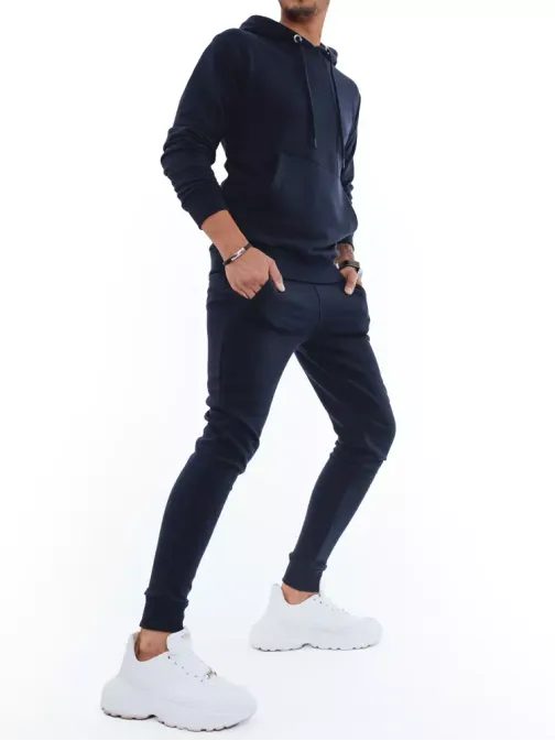 Kényelmes sötét égszínkék tréningruha