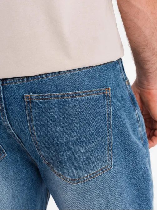 Szemet gyönyörködtető kék farmer rövidnadrág V3 SRDS-0157