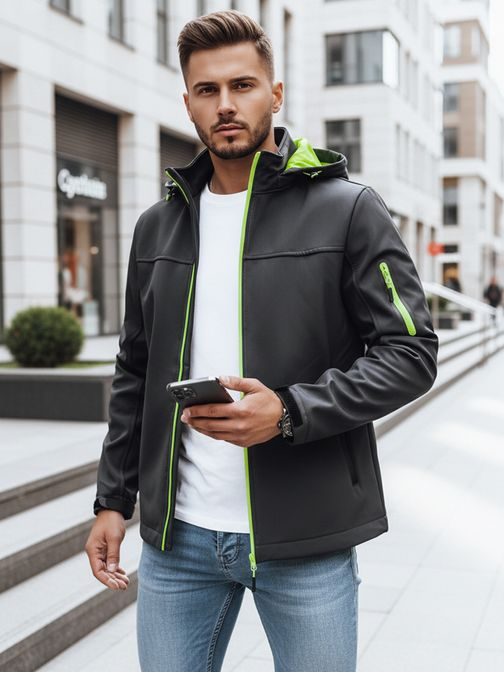Trendi softshell dzseki színes elemekkel
