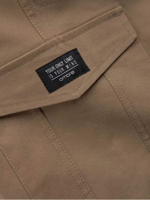 Világos barna modern férfi cargo nadrág V3 PACG-0189