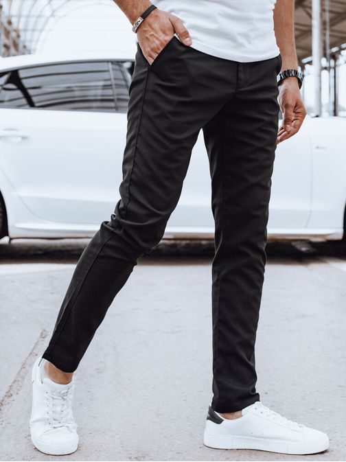 Alkalmi férfi nadrág fekete