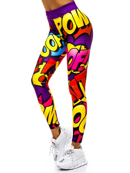 Különleges színes női leggings O/20937