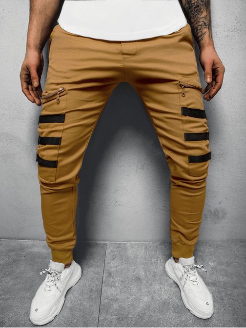 Camel színű  jogger nadrág G/11132