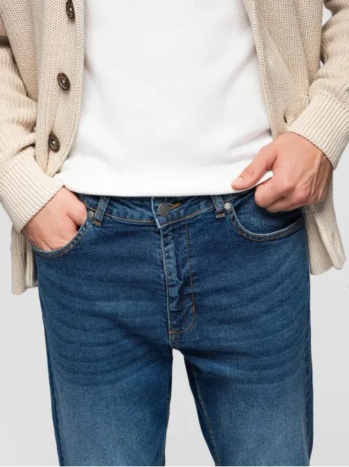 Vonzó sötétkék férfi farmer V2 PADP-0253