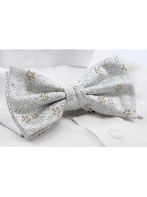 Szürke mintás férfi csokornyakkendő