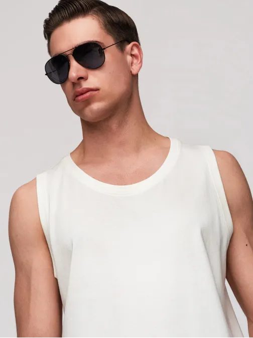 Basic fehér tank top V1 OM-tsbt-0272