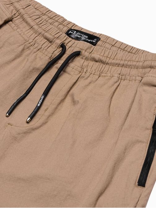 Trendi halvány barna jogger nadrág P960