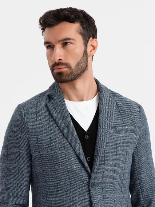 Trendi grafit szürke zakó V1 BLZB-0119