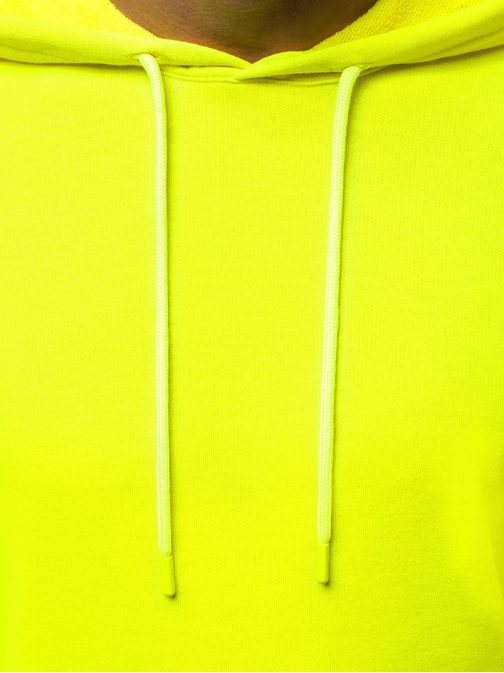 Neon sárga kapucnis pulóver MACH/3120