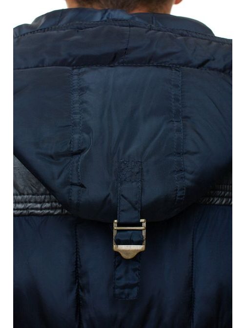 Egyedi sötét kék téli kabát Adrexx 26
