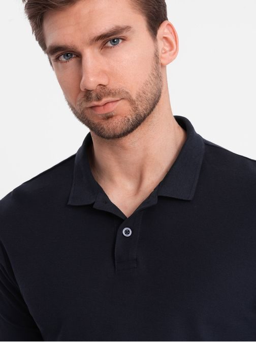 Sötét kék  hosszú ujjú pólóing V3 OM-POBL-0114