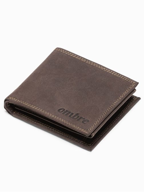 Modern barna pénztárca A092