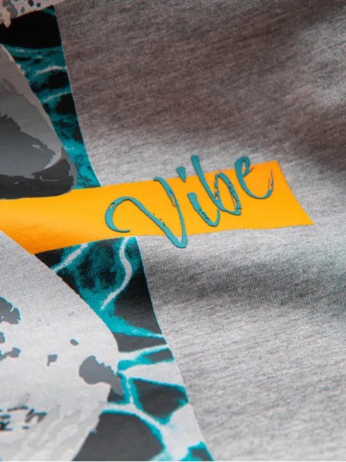 Szürke atléta nyári motívummal  V3 TSTT-0191