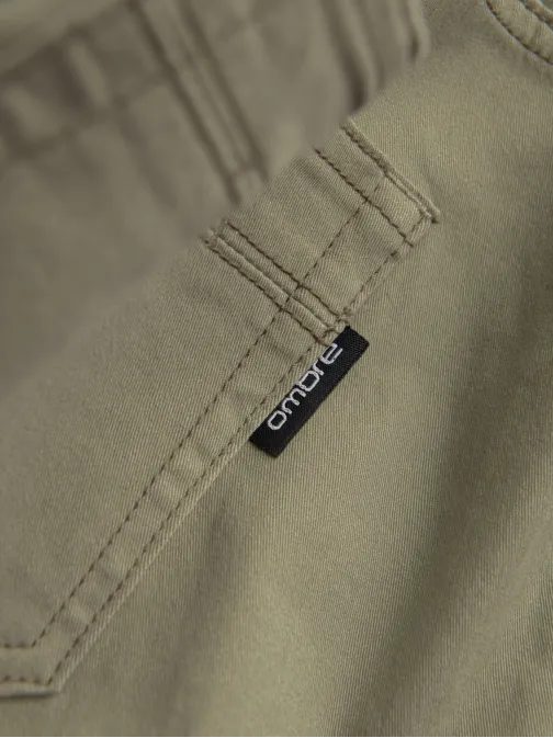 Trendi khaki jogger nadrág V1 PAJO-0123